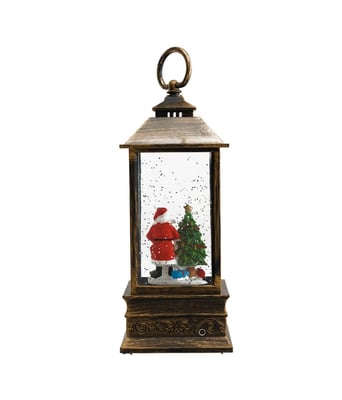 Home Variedades  Luminária Lamparina Natalino Papai Noel 22cm  3