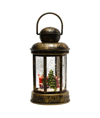 Home Variedades  Luminária Lamparina Natalino Papai Noel 19cm  5