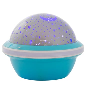Home Variedades Luminária Nave Azul Galáxia 10x14x14cm 3 Home Variedades Luminária Nave Azul Galáxia 10x14x14cm 3