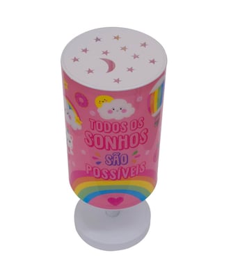 Home Variedades Luminária Abajur Gato Unicórnio Sereia 5 Home Variedades Luminária Abajur Gato Unicórnio Sereia 5