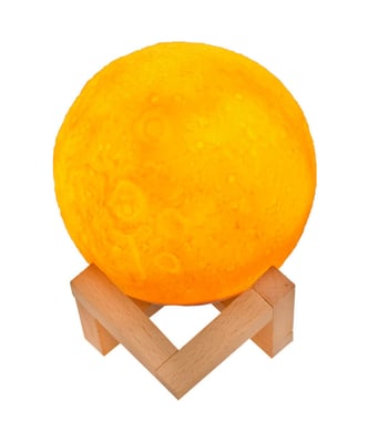 Home Variedades Luminária Lua 3 Iluminações 17x13x13cm 3 Home Variedades Luminária Lua 3 Iluminações 17x13x13cm 3
