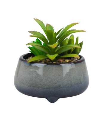 Manumax  Vaso Porcelana Plantas Artificiais modelo C  3