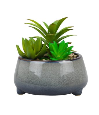 Home Variedades Vaso De Porcelana Plantas Artificiais 1 Home Variedades Vaso De Porcelana Plantas Artificiais 1
