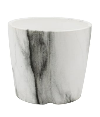 Home Variedades Vaso Porcelana Detalhes Preto Estilo Mármore 1 Home Variedades Vaso Porcelana Detalhes Preto Estilo Mármore 1
