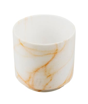 Home Variedades  Vaso Porcelana Detalhes Laranja   2