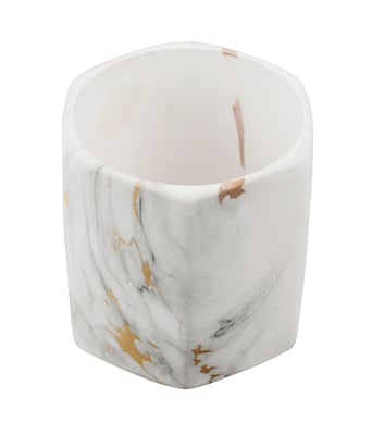 Home Variedades Vaso Porcelana Hexagonal Manchas 3 Home Variedades Vaso Porcelana Hexagonal Manchas 3