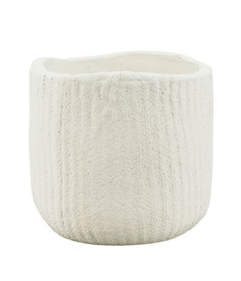 Home Variedades  Vaso Cimento Branco  1