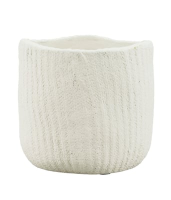 Home Variedades  Vaso Cimento Branco  2