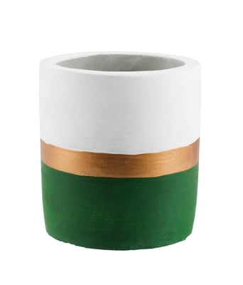 Home Variedades  Vaso Cimento Base Verde   1