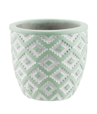 Home Variedades  Vaso Cimento Verde  1