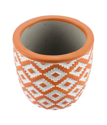 Home Variedades  Vaso Cimento Marrom   2