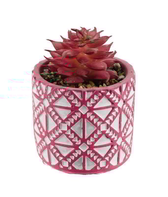 Home Variedades Vaso Vinho Cimento Planta Artificial Vinho 2 Home Variedades Vaso Vinho Cimento Planta Artificial Vinho 2