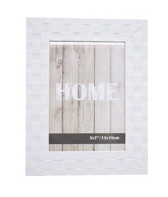 Home Variedades  Porta Retrato Plastico Branco 1 Foto 13x18cm  1
