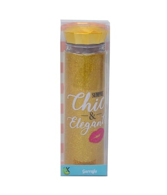 Home Variedades Garrafa Tampa Diamante Dourado 500ml 6 Home Variedades Garrafa Tampa Diamante Dourado 500ml 6