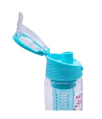 Home Variedades   Garrafa Azul Com Infusor 650ml  1