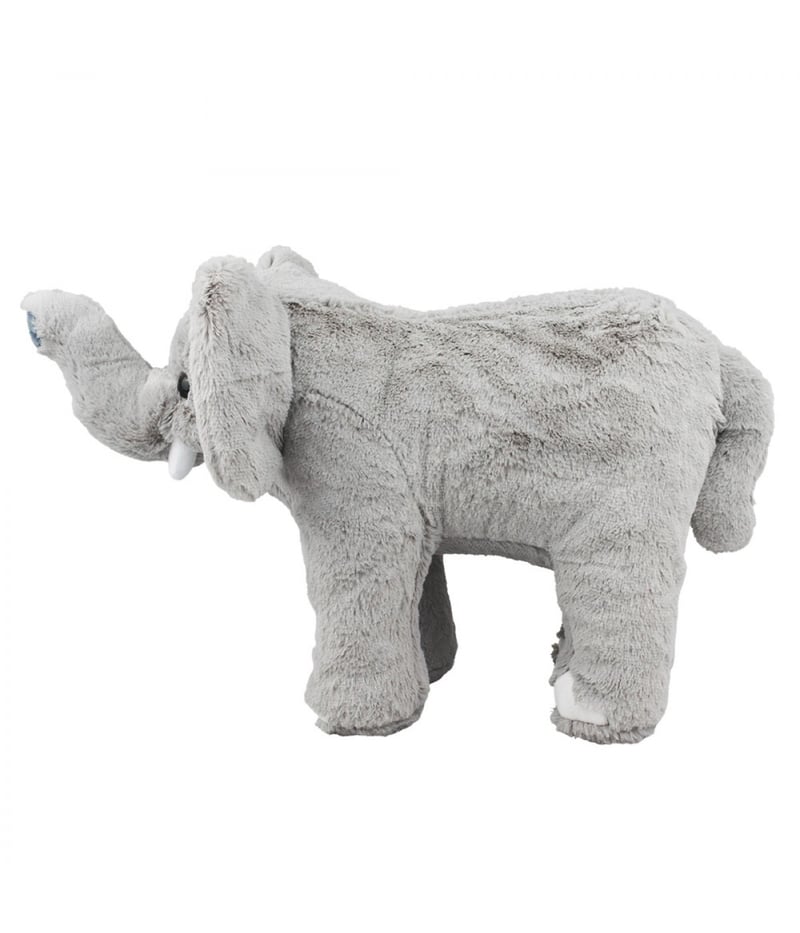 Elefante Cinza Tromba Levantada 22cm - Pelúcia