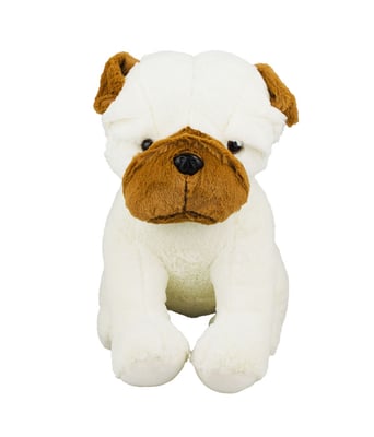Home Variedades Cachorro Branco Sentado 34cm - Pelúcia 1 Home Variedades Cachorro Branco Sentado 34cm - Pelúcia 1