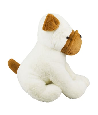 Home Variedades  Cachorro Branco Sentado 34cm - Pelúcia  3