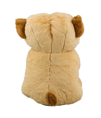 Home Variedades Cachorro Marrom Sentado 34cm - Pelúcia 4 Home Variedades Cachorro Marrom Sentado 34cm - Pelúcia 4