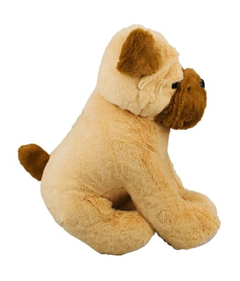 Home Variedades  Cachorro Marrom Sentado 22cm - Pelúcia  3