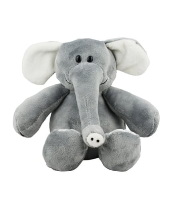 Home Variedades  Chaveiro Elefante Cinza 15cm - Pelúcia  1
