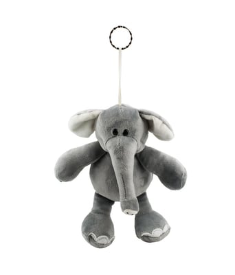 Home Variedades  Chaveiro Elefante Cinza 15cm - Pelúcia  4