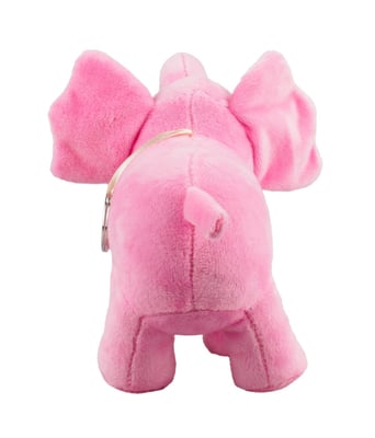 Home Variedades  Chaveiro Elefante Rosa 24cm - Pelúcia  4