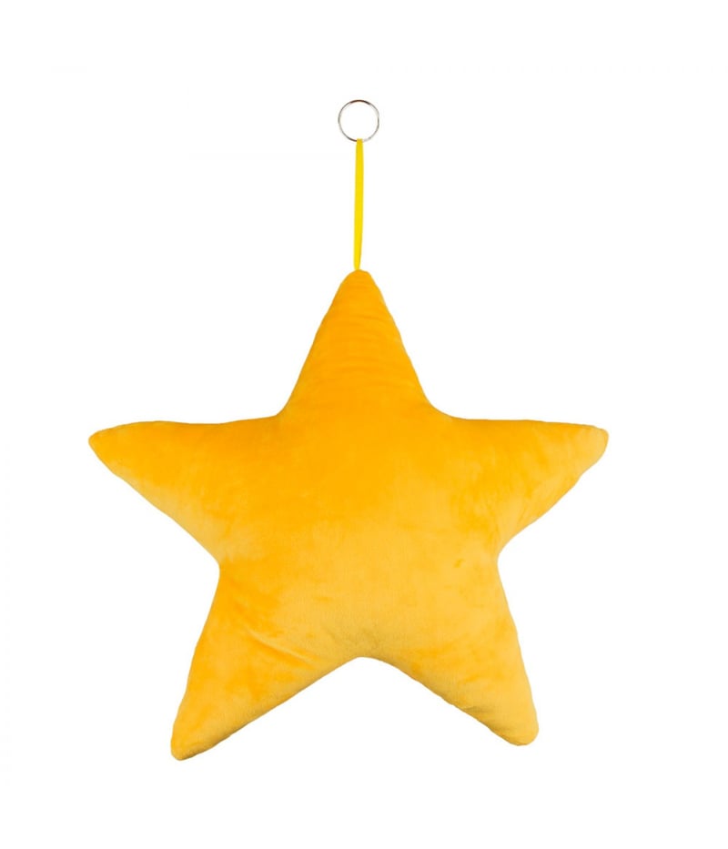Chaveiro Estrela Amarela Rosto 24x6x25cm - Pelúcia