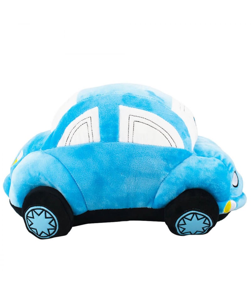 Carro Corrida Azul 31cm - Pelúcia