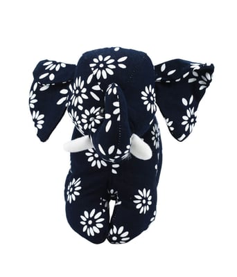 Home Variedades  Elefante Pano Flores 17cm - Pelúcia  1