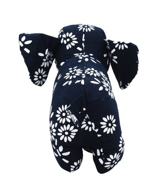 Home Variedades Elefante Pano Flores 17cm - Pelúcia 3 Home Variedades Elefante Pano Flores 17cm - Pelúcia 3