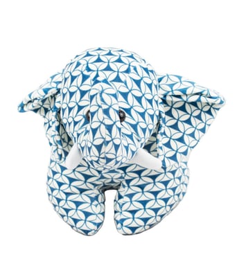 Home Variedades  Elefante Pano Forma Geométrica 33cm - Pelúcia  1