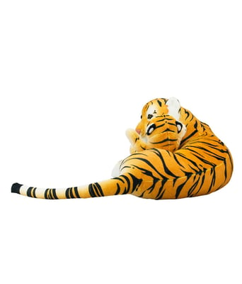 Home Variedades  Tigre Mãe Filhote Realista 47cm - Pelúcia  3