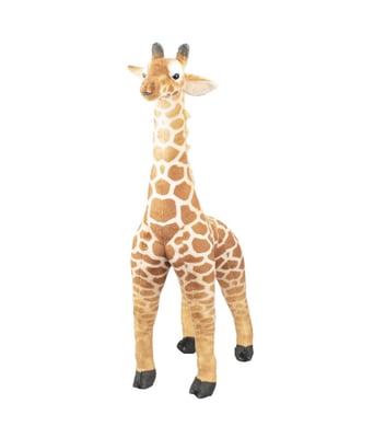 Home Variedades  Girafa Realista Em Pé 79cm - Pelúcia  1