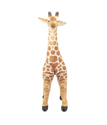 Home Variedades  Girafa Realista Em Pé 79cm - Pelúcia  4