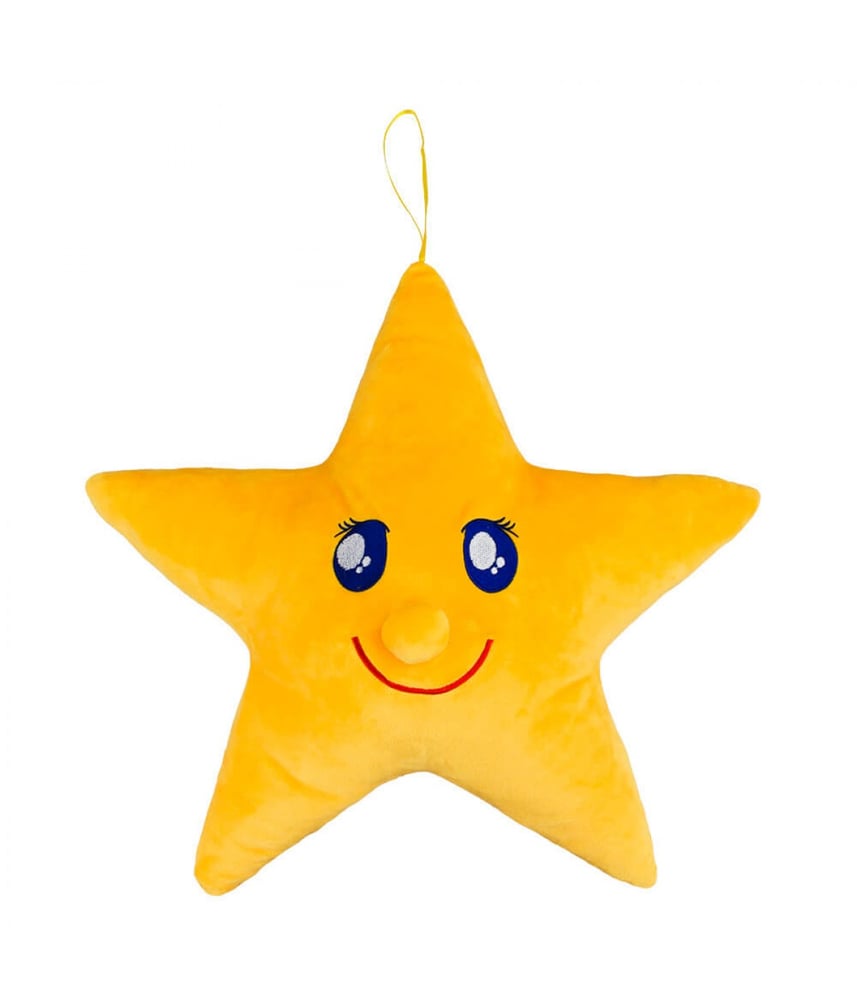 Estrela Amarela Rosto 45x15x47cm - Pelúcia
