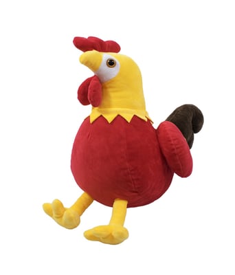 Home Variedades  Galo Vermelho 24cm - Pelúcia  2