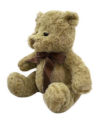 Home Variedades  Urso Marrom Laço 25cm - Pelúcia  2