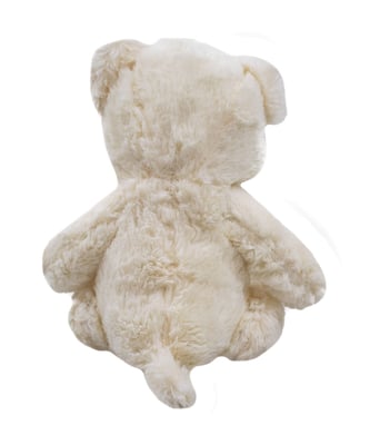 Home Variedades Urso Branco Laço 25cm - Pelúcia 4 Home Variedades Urso Branco Laço 25cm - Pelúcia 4