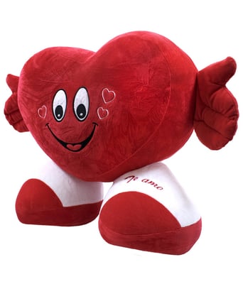 Home Variedades Coração Te Amo 32cm - Pelúcia 2 Home Variedades Coração Te Amo 32cm - Pelúcia 2