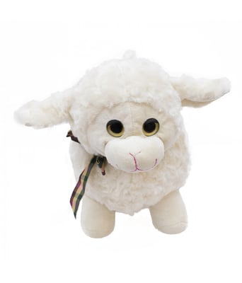 Home Variedades Ovelha Laço 25cm - Pelúcia 1 Home Variedades Ovelha Laço 25cm - Pelúcia 1