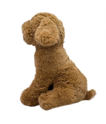 Home Variedades  Cachorro Marrom Sentado Laço 28cm - Pelúcia  3