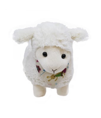 Home Variedades Ovelha Branca Com Laço 26cm - Pelúcia 1 Home Variedades Ovelha Branca Com Laço 26cm - Pelúcia 1