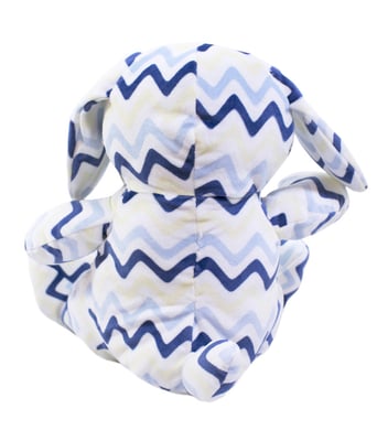 Home Variedades Cachorro Listrado Azul 28cm - Pelúcia 3 Home Variedades Cachorro Listrado Azul 28cm - Pelúcia 3
