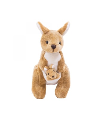 Home Variedades Canguru Com Filhote 26cm - Pelúcia 1 Home Variedades Canguru Com Filhote 26cm - Pelúcia 1