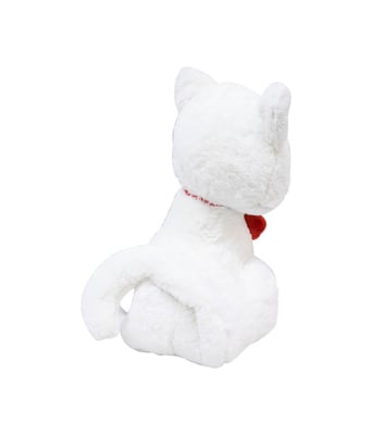 Home Variedades  Gato Branco Com Coração 38cm - Pelúcia  2