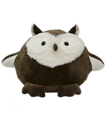Home Variedades Coruja Bola Marrom 40cm - Pelúcia 1 Home Variedades Coruja Bola Marrom 40cm - Pelúcia 1