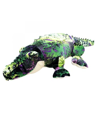 Home Variedades  Crocodilo Multi Tons De Verde Deitado   2