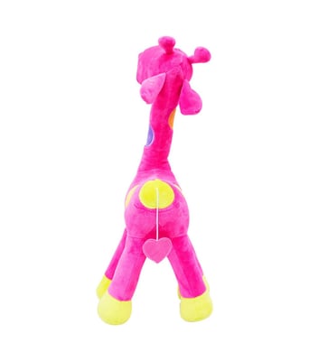 Home Variedades  Girafa Rosa Com Pintas Coloridas  2