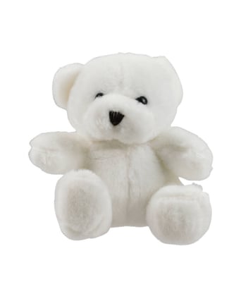 Home Variedades  Chaveiro Urso Branco 13cm - Pelúcia  1